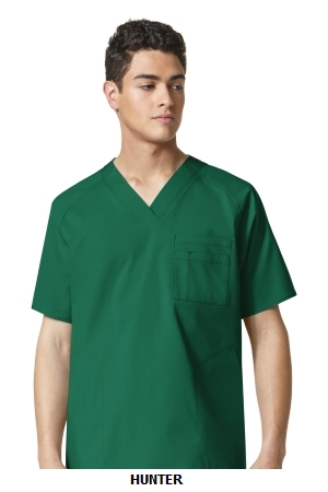 WONDER WINK  WW6718 Men?s Pocket V-Neck Top