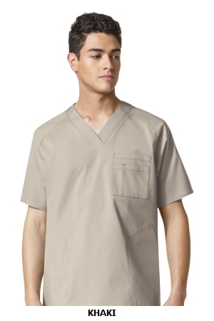 WONDER WINK  WW6718 Men?s Pocket V-Neck Top