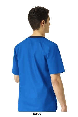 WONDER WINK  WW6718 Men?s Pocket V-Neck Top