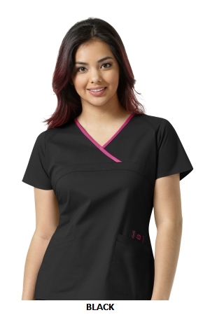 WONDER WINK  WW6808 Ladies Charlize - Y-Neck Top