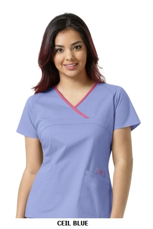 WONDER WINK  WW6808 Ladies Charlize - Y-Neck Top