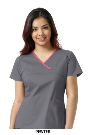 WONDER WINK  WW6808 Ladies Charlize - Y-Neck Top