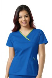 WONDER WINK  WW6808 Ladies Charlize - Y-Neck Top