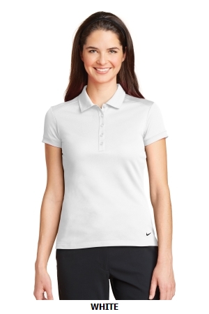 Nike Golf Ladies Dri-FIT Solid Icon Pique Modern Fit Polo. 746100.