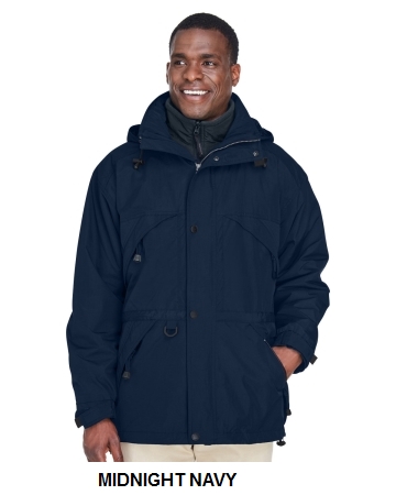 North End Adult 3-in-1 Parka with Dobby Trim.  N. END  88007