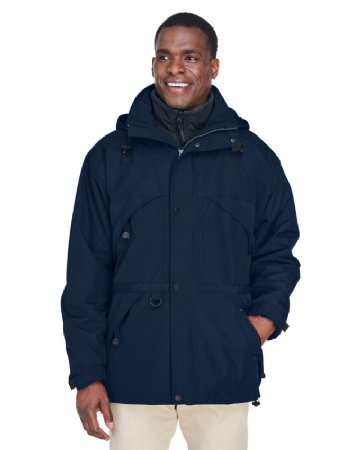 North End Adult 3-in-1 Parka with Dobby Trim.  N. END  88007