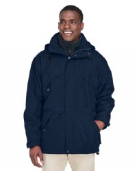 North End Adult 3-in-1 Parka with Dobby Trim.  N. END  88007