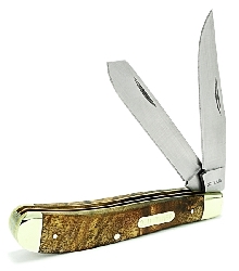 Schrade Old Timer 2-blade Gunstock Trapper  94OTW.