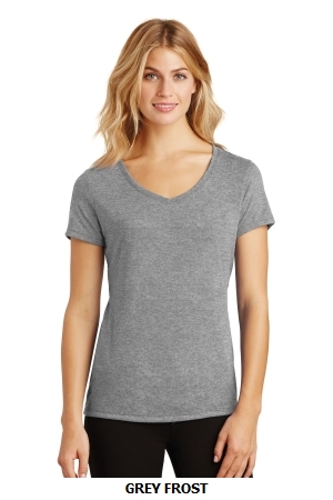 District Made™ Ladies Perfect Tri™ V-Neck Tee. DM1350L.