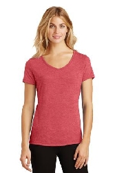 District Made™ Ladies Perfect Tri™ V-Neck Tee. DM1350L.