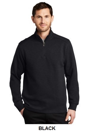 Port Authority® Slub Fleece 1/4-Zip Pullover. F295.