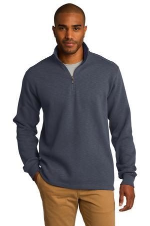 Port Authority® Slub Fleece 1/4-Zip Pullover. F295.