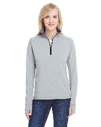 J America Ladies Omega Stretch Quarter-Zip (JA8433)