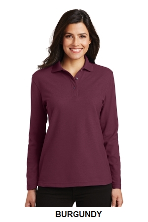 Port Authority - Ladies Long Sleeve Silk Touch Polo. (L500LS)