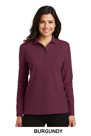 Port Authority® - Ladies Long Sleeve Silk Touch™ Polo. (L500LS)