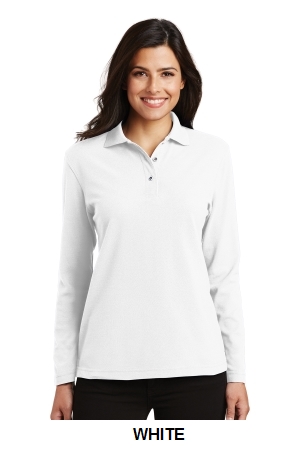 Port Authority - Ladies Long Sleeve Silk Touch Polo. (L500LS)