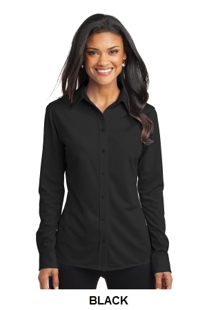 Port Authority Ladies Dimension Knit Dress Shirt. L570.