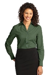 Port Authority® Ladies Crosshatch Easy Care Shirt. L640.