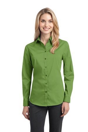 Port Authority® Ladies Stretch Poplin Shirt. L646.