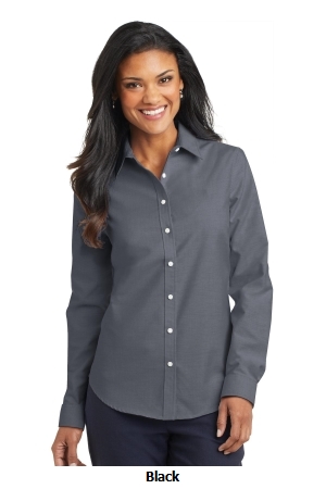 Port Authority Ladies SuperPro Oxford Shirt. L658.