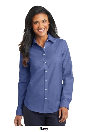 Port Authority Ladies SuperPro Oxford Shirt. L658.