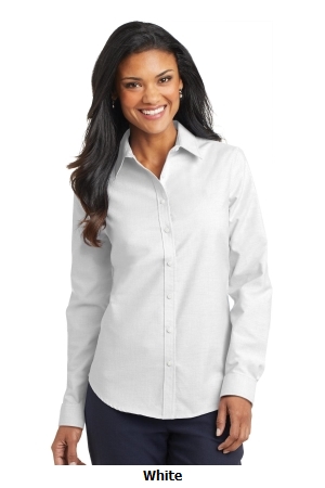 Port Authority Ladies SuperPro Oxford Shirt. L658.