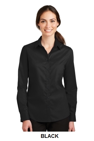 Port Authority Ladies SuperPro Twill Shirt.  PORT A.  L663