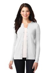 Port Authority Ladies Concept Stretch Button-Front Cardigan. LM1008.