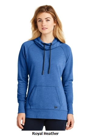 NEW ERA LADIES TRI-BLEND FLEECE PULLOVER HOODIE.  NEW ERA  LNEA510