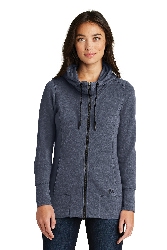 NEW ERA LADIES TRI-BLEND FLEECE FULL-ZIP HOODIE.  NEW ERA  LNEA511