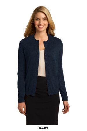 Port Authority® Ladies Cardigan Sweater. LSW287.