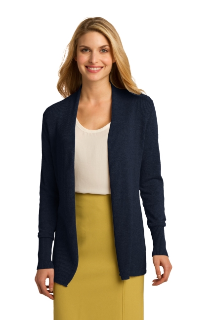 Port Authority Ladies Open Front Cardigan Sweater. LSW289.