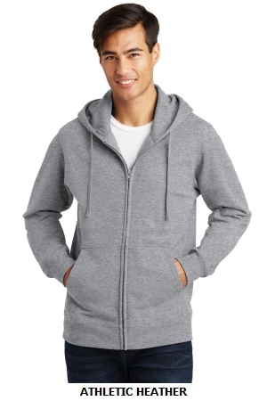 Port & Company Fan Favorite Fleece Full-Zip Hooded Sweatshirt. PC850ZH.