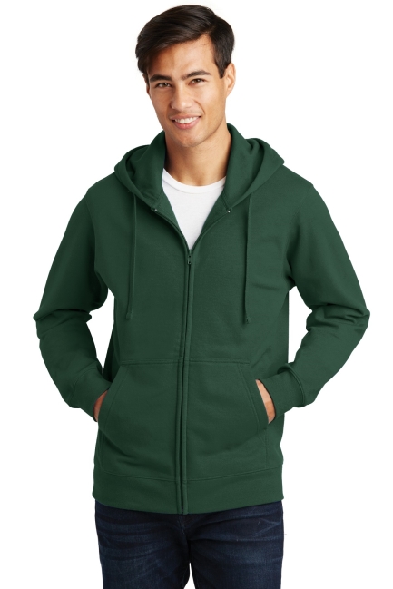 Port & Company® Fan Favorite Fleece Full-Zip Hooded Sweatshirt. PC850ZH.