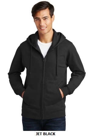 Port & Company Fan Favorite Fleece Full-Zip Hooded Sweatshirt. PC850ZH.