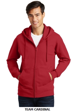 Port & Company Fan Favorite Fleece Full-Zip Hooded Sweatshirt. PC850ZH.