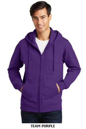 Port & Company Fan Favorite Fleece Full-Zip Hooded Sweatshirt. PC850ZH.