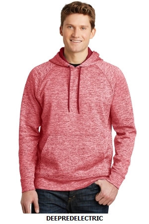 Sport-Tek® PosiCharge® Electric Heather Fleece Hooded Pullover. ST225.