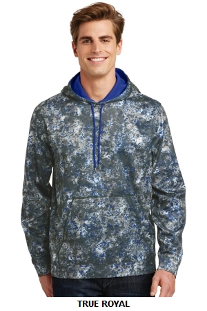 Sport-Tek Sport-Wick Mineral Freeze Fleece Hooded Pullover. ST230.