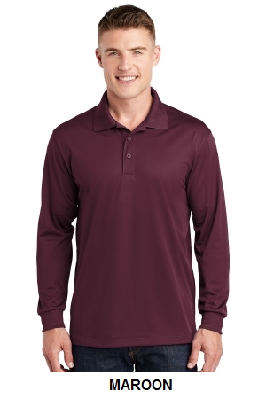 Sport-Tek® Long Sleeve Micropique Sport-Wick® Polo. ST657.