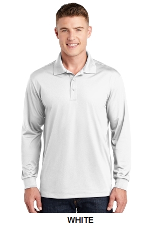 Sport-Tek® Long Sleeve Micropique Sport-Wick® Polo. ST657.