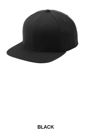 Sport-Tek? Flat Bill Snapback Cap. STC19.