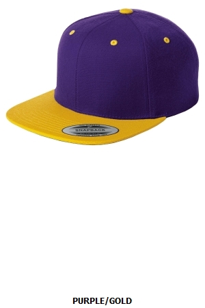 Sport-Tek? Flat Bill Snapback Cap. STC19.