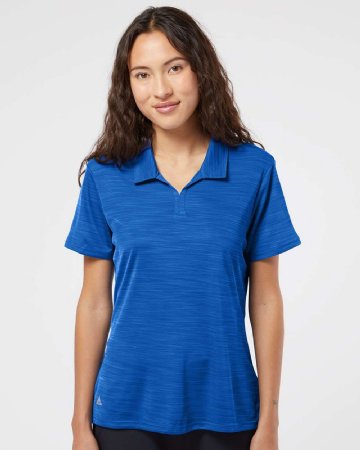 Adidas A403 - Women's Melange Polo.  ADIDAS  A403