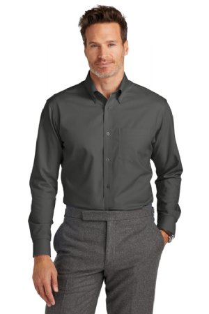 Brooks Brothers Wrinkle-Free Stretch Nailhead Shirt.  BROOKS BROS  BB18002