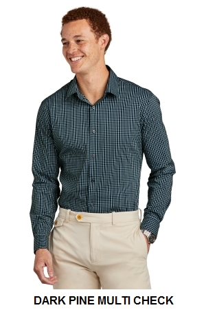 Brooks Brothers Tech Stretch Patterned Shirt.  BROOKS BROS  BB18006