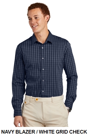 Brooks Brothers Tech Stretch Patterned Shirt.  BROOKS BROS  BB18006