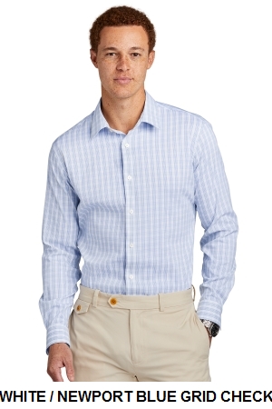 Brooks Brothers Tech Stretch Patterned Shirt.  BROOKS BROS  BB18006