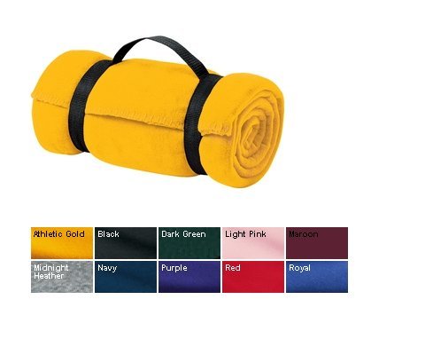 Port & Company® - Value Fleece Blanket with Strap.  BP10