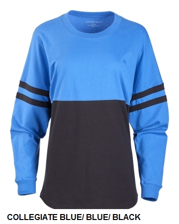 Boxercraft - Womens Pom Pom Long Sleeve Jersey T-Shirt - BW3514.  BOXERCRAFT  BW3514